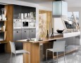 Kitchen Design for Small Home with Modern and Minimalist Style: small kitchen layout ideas for artist with dining table for 2