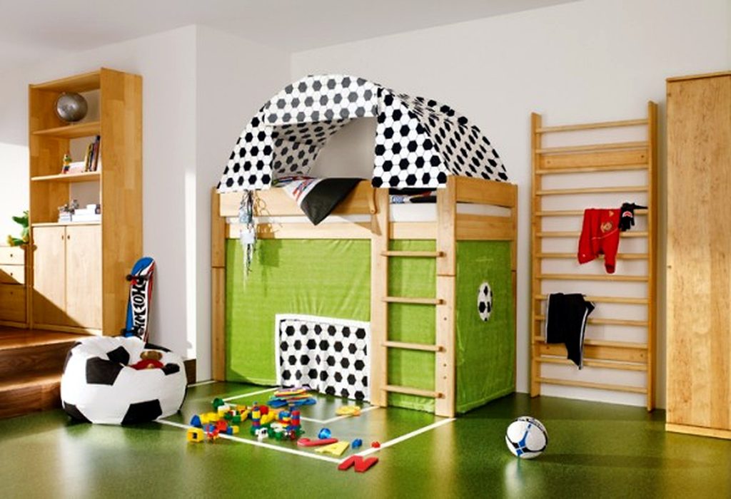 Loft Bed With Stairs For Cute Little Boy Room Ideas 600x410 1