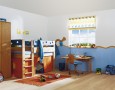 Little Boys Bedroom Designs with Amazing Loft Bed Model: low loft bed for little boys bedroom ideas