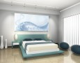 Luxury bedroom design with modern style: amazing-modern-bedrooms-with-luxury-bedroom-furniture-in-blue