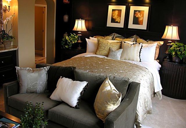 Luxury bedroom design with modern style