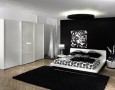 Luxury bedroom design with modern style: luxury bedroom design in black and white