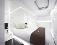 Mobile home with modern and contemporary interior designs: 1 bedroom mobile homes in white and black