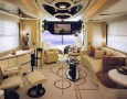 Mobile home with modern and contemporary interior designs: classy mobile home living room ideas