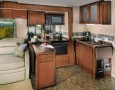 Mobile home with modern and contemporary interior designs: minimalist mobile home kitchen sink
