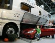 Mobile home with modern and contemporary interior designs: modern motor homes with garage