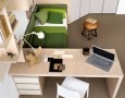 Modern and Amazing Table Design for Teenagers: modern study table in small bedroom