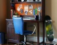 Modern and Amazing Table Design for Teenagers: teenage boy desk and chair sets for skateboard player