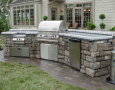 Modern and contemporary outdoor kitchen design ideas: ancient outdoor kitchen design ideas