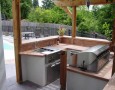 Modern and contemporary outdoor kitchen design ideas: minimalist outdoor kitchen design ideas