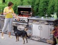 Modern and contemporary outdoor kitchen design ideas: unique outdoor kitchen design idea