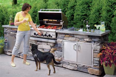 : Unique Outdoor Kitchen Design Idea
