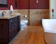 Modern Bathroom Ideas Photo Gallery with Luxury and Beautiful Style: bathroom-storage-ideas-for-small-bathrooms-with-red-heart-and-brown-color