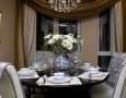 Modern Dining Room Design with Mango Wood Dining Chairs and Glass Top Designs: dining chairs with nailhead trim for romantic luxury dining room centerpieces ideas with flower and leaf pattern covers