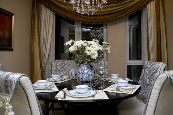 dining chairs with nailhead trim for romantic luxury dining room centerpieces ideas with flower and leaf pattern covers