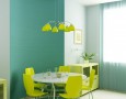 Modern Dining Room Design with Mango Wood Dining Chairs and Glass Top Designs: modern style dining tables with chartreuse chairs and round white dining table