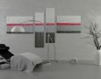 Modern Indoor Relaxing Chair Models with The Lighting Inspiration: Modern-relaxing-chair-with-hanging-lamp-and-perfect-wall-decoration