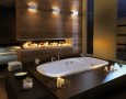 Modern Minimalist Bathroom Design Inspiration: Warm Brown Bathroom with good bathup