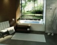 Modern Minimalist Bathroom Design Inspiration: adorable bathroom nuace with semi outdoor design