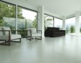 Modern Minimalist Interior Designs For Living Rooms: black white living room with minimalist design and glazed window