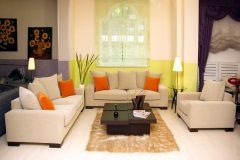 Decorative Plants For Yellow Paint Color Living Room With White Modern Couches 600x411 1 Scaled