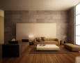 Modern Minimalist Interior Designs For Living Rooms: neutral living room colors with quadrangle stone interior decorating idea