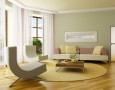 Modern Minimalist Interior Designs For Living Rooms: nice curtains for window living room design and curved chair sets