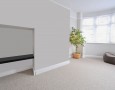 Modern Minimalist Interior Designs For Living Rooms: paint colors for modern minimalist living room walls decorating idea