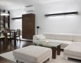 Modern Minimalist Interior Designs For Living Rooms: Modern Minimalist Interior Designs For Living Rooms: shelving units for orange paint color living room with modern ceiling design idea