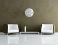 Modern Minimalist Interior Designs For Living Rooms: white minimalist couches for small living rooms with white vine hanging lamp