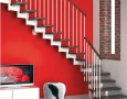 Modern Staircase Designs for Homes: irom stringer stair case model for minimalist home