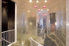 Modern Spiral Staircases With Flashing Trim Disco Wall Decoration