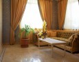 Nice Curtain Style Ideas for Contemporary and Modern Living Room: Brown contemporary curtains for living room with amazing sofa