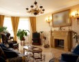 Nice Curtain Style Ideas for Contemporary and Modern Living Room: decorative plants for living room with contemporary wall decoration