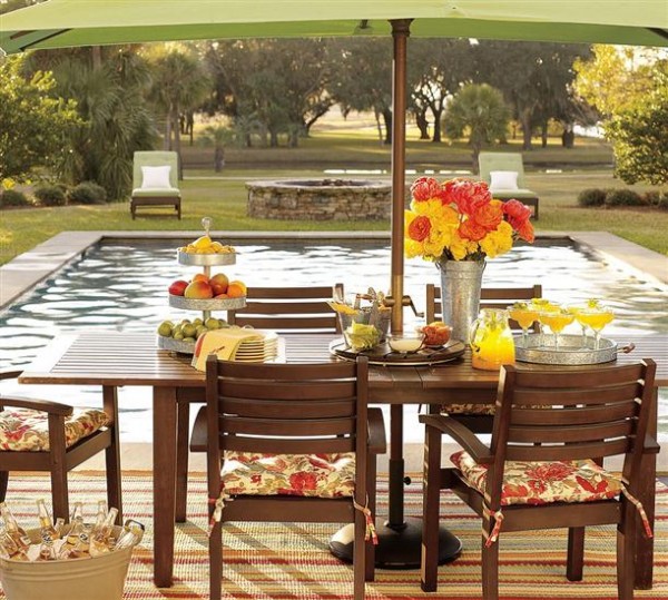 Outdoor dining design with modern and luxury inspirations: : Awesome Outdoor Dining Design Ideas