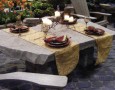 Outdoor dining design with modern and luxury inspirations: old outdoor dining design ideas