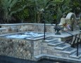 Outdoor private swimming pool design and the consideration: artistic outdoor private swimming pool design idea