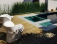 Outdoor private swimming pool design and the consideration: elegant outdoor private swimming pool design idea