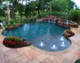 Outdoor private swimming pool design and the consideration: fresh outdoor private swimming pool design idea
