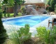 Outdoor private swimming pool design and the consideration: nice outdoor private swimming pool design idea