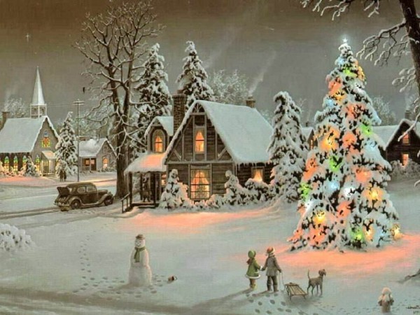 Sparkling Christmas home with the cheerful decoration tips: funny christmas home decoration with snowman and christmas tree