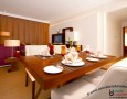 Stylish Auris Plaza Hotel with The Modern Interior Design Gallery: Best dining table for 4 person with best table decoration in Auris Plaza hotel