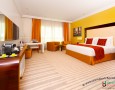 Stylish Auris Plaza Hotel with The Modern Interior Design Gallery: Large bedroom design idea with modern minimalist theme for executife room in auris plaza hotel
