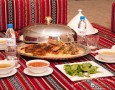 Stylish Auris Plaza Hotel with The Modern Interior Design Gallery: Special Dubai Food serving in a red mat in Auris Plaza Hotel