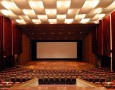 Theater room design ideas with beautiful and amazing stage: beautiful red theater room design