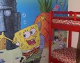 Wall painting child’s bedroom supports child growth phase: Cartoon wall painting of child’s bedroom