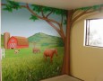 Wall painting child’s bedroom supports child growth phase: Animals wall painting of child’s bedroom
